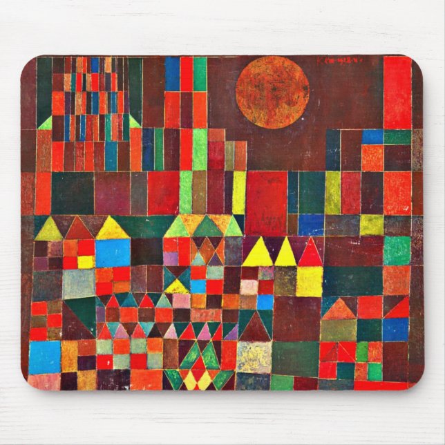 Klee - Castle and Sun Mouse Mat (Front)