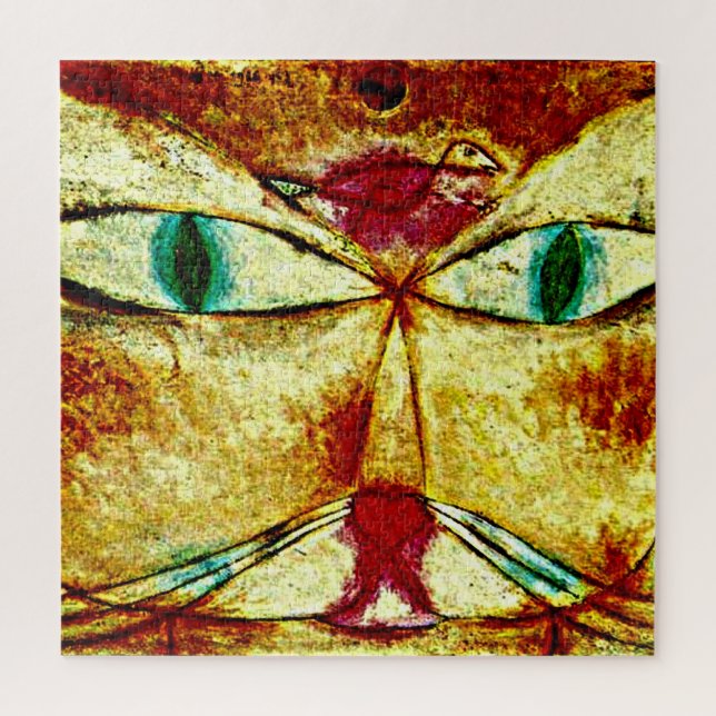 Klee - Cat and Bird Jigsaw Puzzle (Vertical)