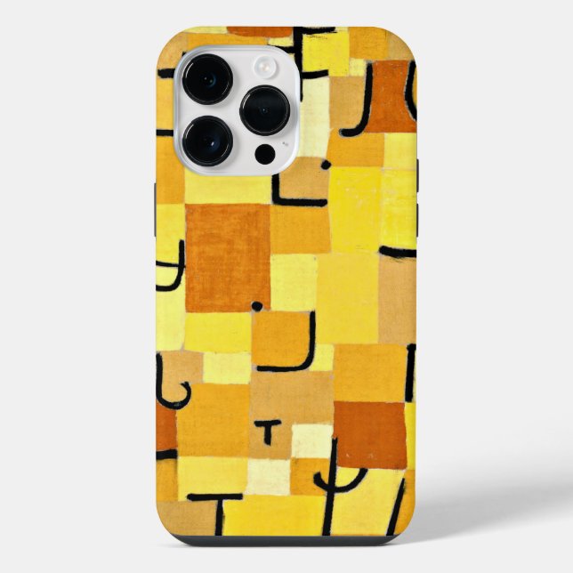 Klee - Characters in Yellow iPhone Case (Back)