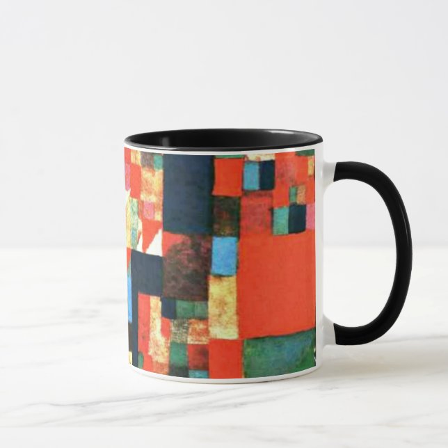 Klee - City Picture with Red and Green Mug (Right)