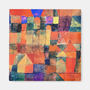 Klee - City with the Three Domes Magnet