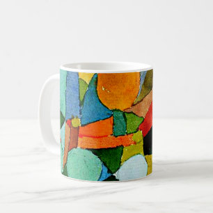 Klee - Colour-Shapes, famous painting, Coffee Mug