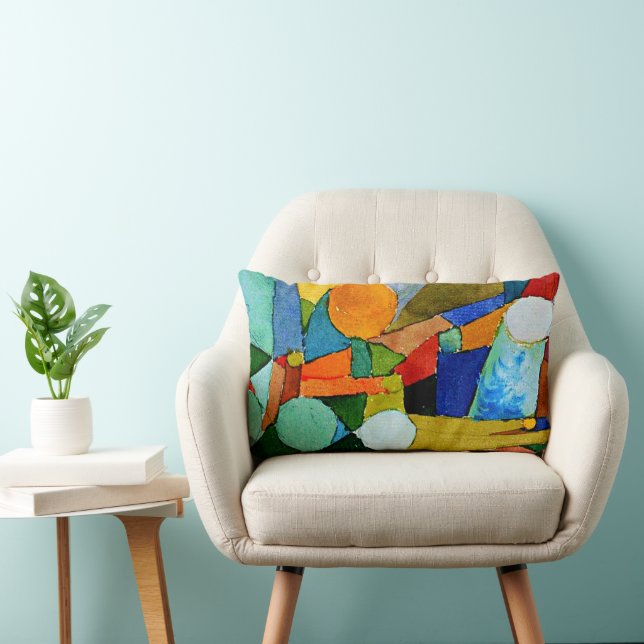 Klee - Colour-Shapes Lumbar Cushion (Chair)