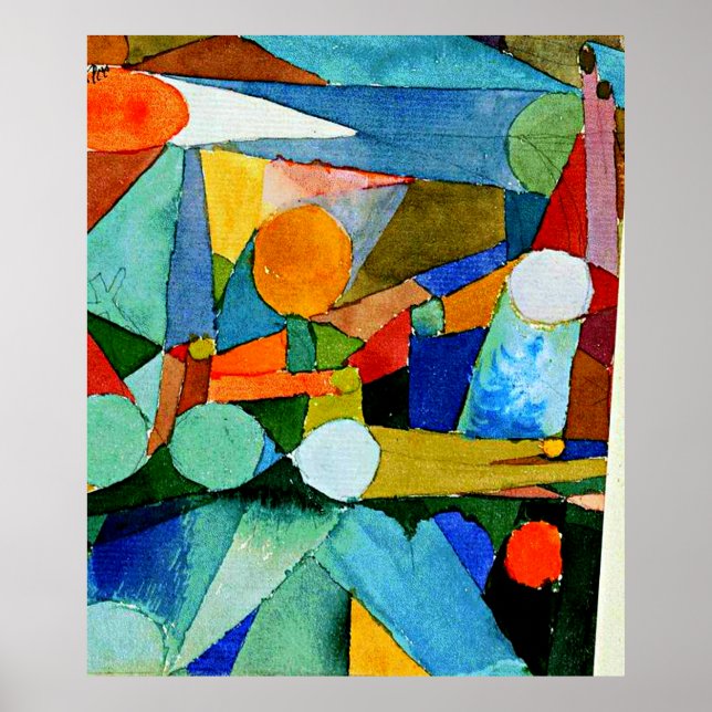 Klee - Colour Shapes Poster (Front)