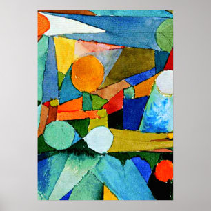 Klee - Colour-Shapes Poster