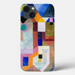 Klee - Colourful Architecture, famous artwork, Ott iPhone 13 Case