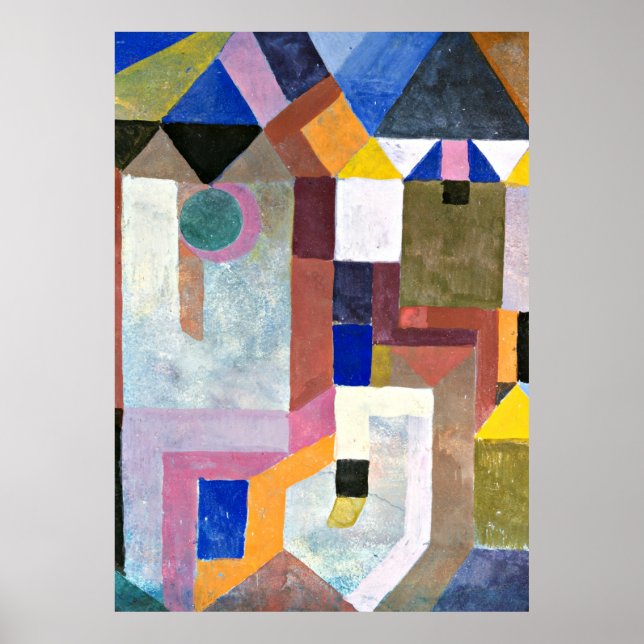 Klee - Colourful Architecture Poster (Front)
