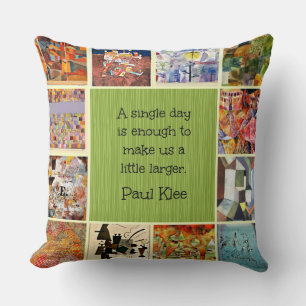 Klee - Colourful Collage Cushion