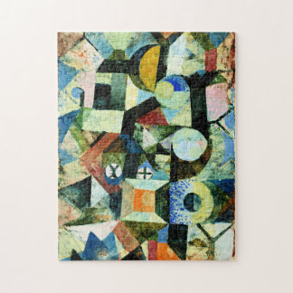 Klee - Composition with the Yellow Half Moon Jigsaw Puzzle