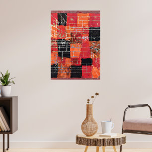 Klee - Configuration, abstract art, Poster