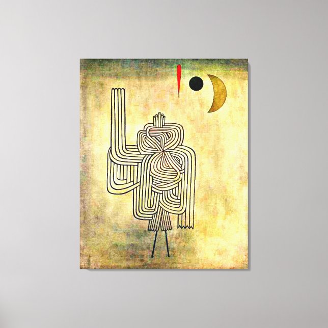 Klee - Departure of the Ghost Canvas Print (Front)