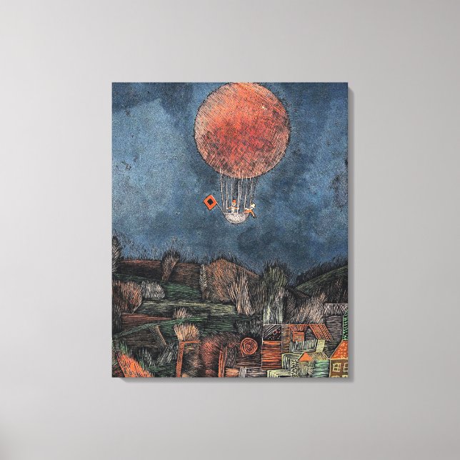 Klee - Der Luftballoon Canvas Print (Front)