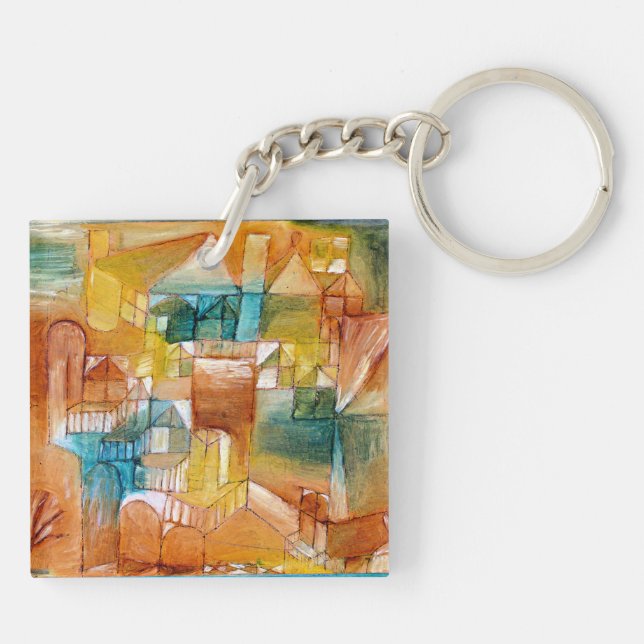 Klee - Fascade Brown-Green Key Ring (Back)