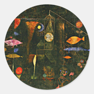 Klee - Fish Magic Classic Round Sticker