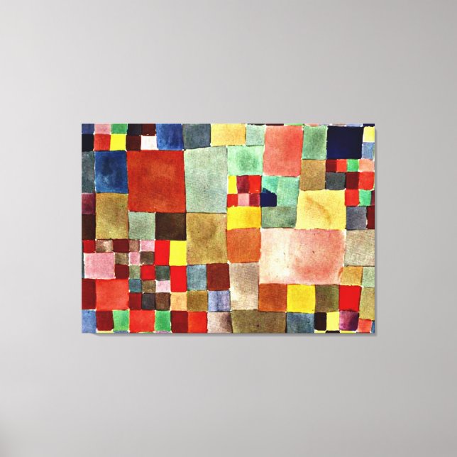 Klee - Flora on Sand Canvas Print (Front)