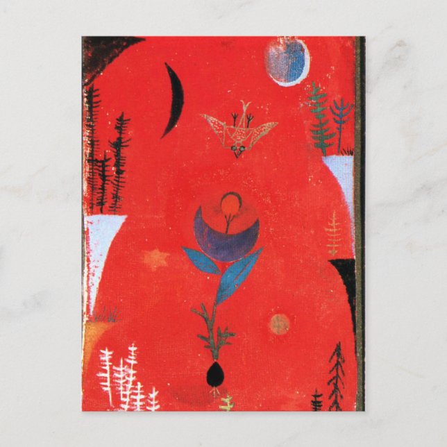 Klee - Flower Myth Postcard (Front)