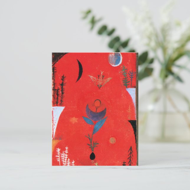 Klee - Flower Myth Postcard (Standing Front)