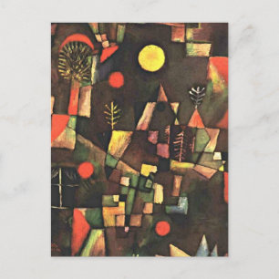 Klee - Full Moon Postcard
