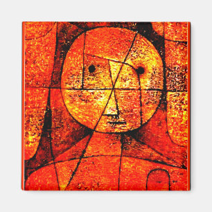 Klee - Gauze, colourful abstract artwork, Magnet