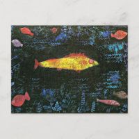 Klee - Goldfish postcard.