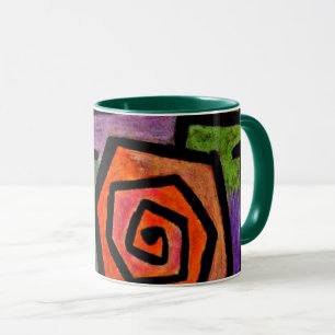 Klee - Heroic Roses, abstract artwork Mug