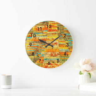 Klee - Highways and Byways Large Clock