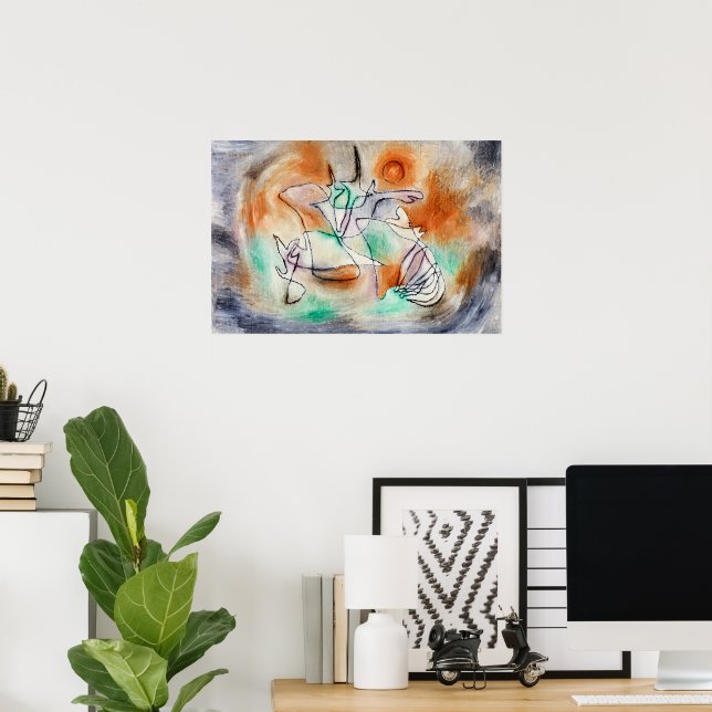 Klee - Howling Dog Poster (Home Office)