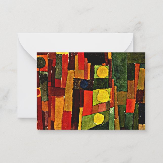 Klee - In the Style of Kairouan Card (Front)