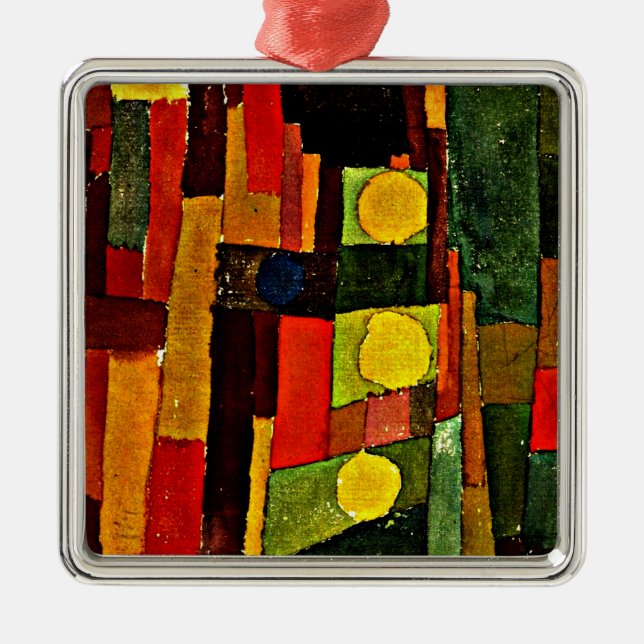 Klee - In the Style of Kairouan, Metal Tree Decoration (Front)