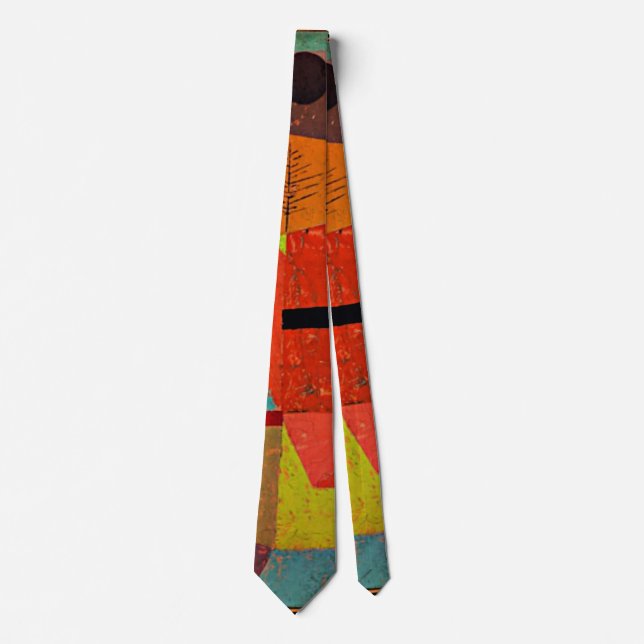 Klee - Joyful Mountain Landscape, Tie (Front)