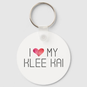 Klee Kai Love Quote Key Ring