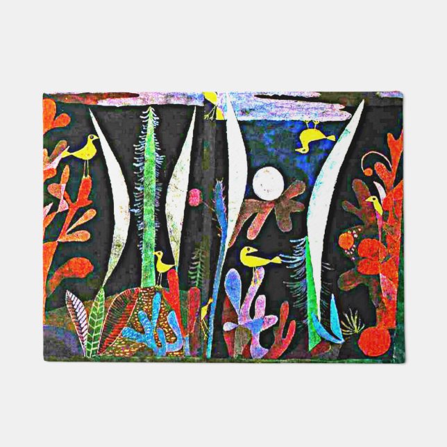 Klee - Landscape with Yellow Birds  Doormat (Front)