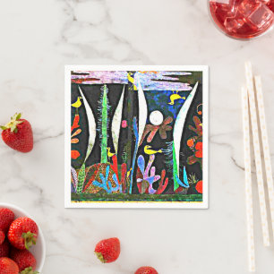 Klee - Landscape with Yellow Birds Napkin