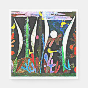 Klee - Landscape with Yellow Birds Napkin