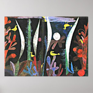 Klee - Landscape with Yellow Birds Poster