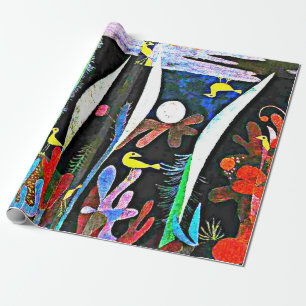 Klee - Landscape with Yellow Birds Wrapping Paper