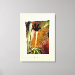Klee - Little Tree, abstract art Canvas Print