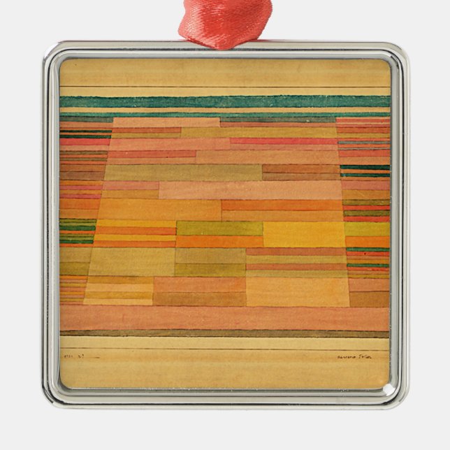 Klee - Measured Fields Metal Tree Decoration (Front)