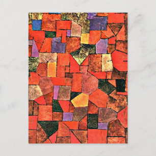 Klee - Mountain Village, Autumnal Postcard