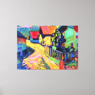 Klee - Murnau Street with Women Canvas Print