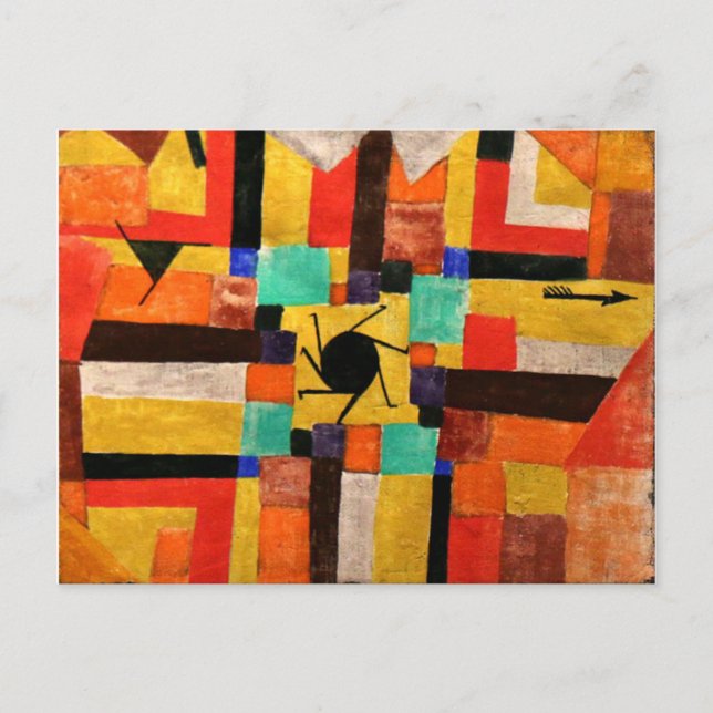 Klee - Musee Aix large Postcard (Front)