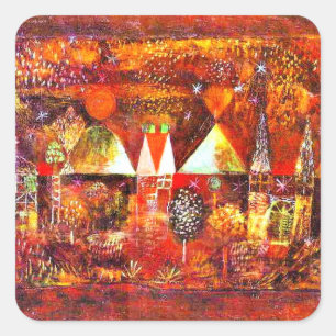 Klee - Noctural Festivity Square Sticker