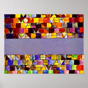 Klee - Once Emerged from the Gray of Night Poster