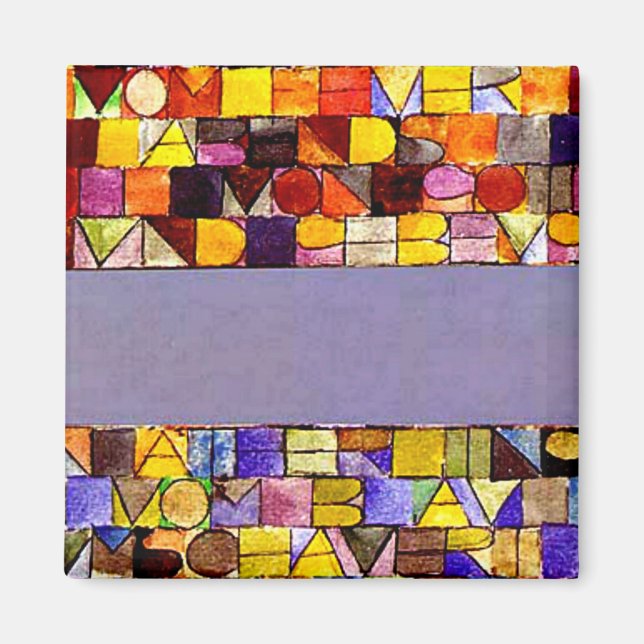 Klee - Once Emerged from the Grey of Night Magnet (Front)