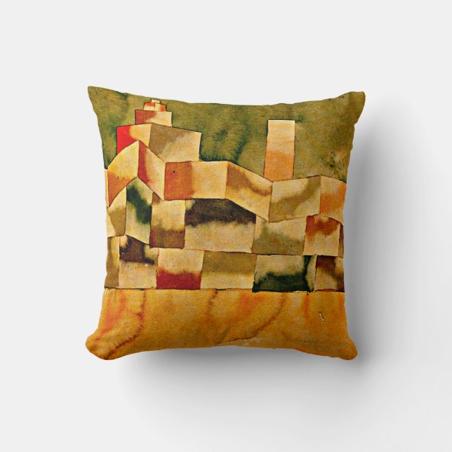 Klee - Oriental Architecture Cushion (Front)