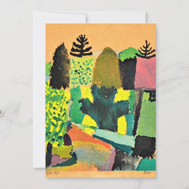 Klee - Park Card (Front)