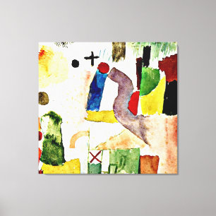 Klee - Pathetic Watercolor Canvas Print
