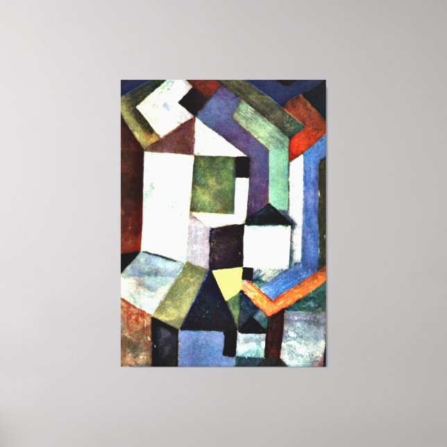 Klee: Pious Northern Landscape Canvas Print (Front)