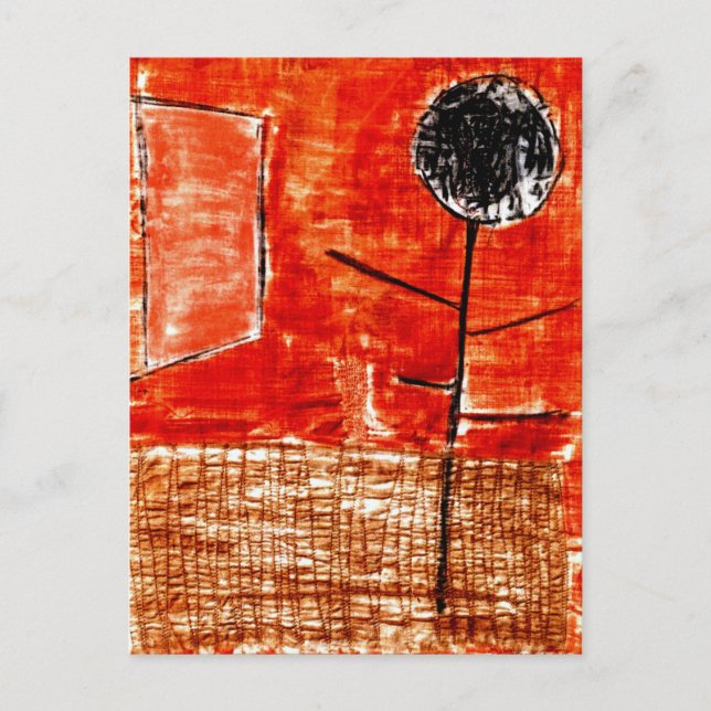 Klee - Plant in Late Autumn Postcard (Front)