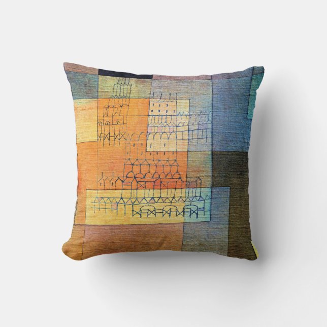 Klee - Polyphonic Architecture Cushion (Front)